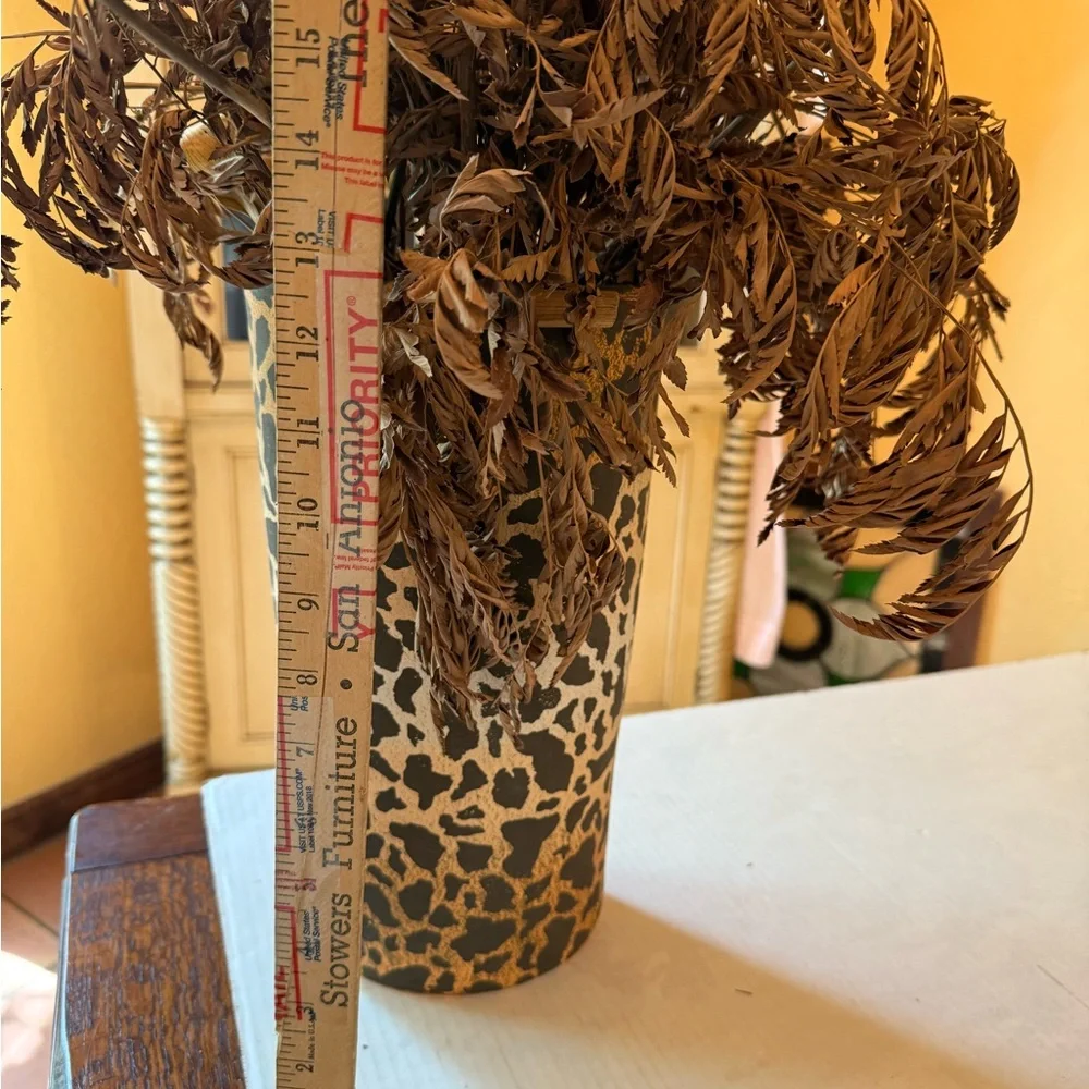 Leopard Print Vase